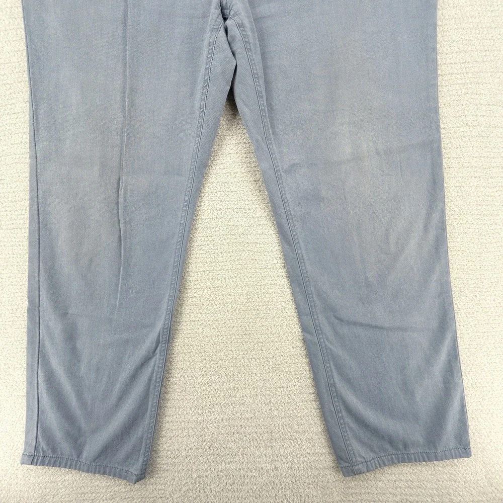 Johnnie-O Jeans Mens 38x34 Blue Relaxed Straight Leg Stretch Denim